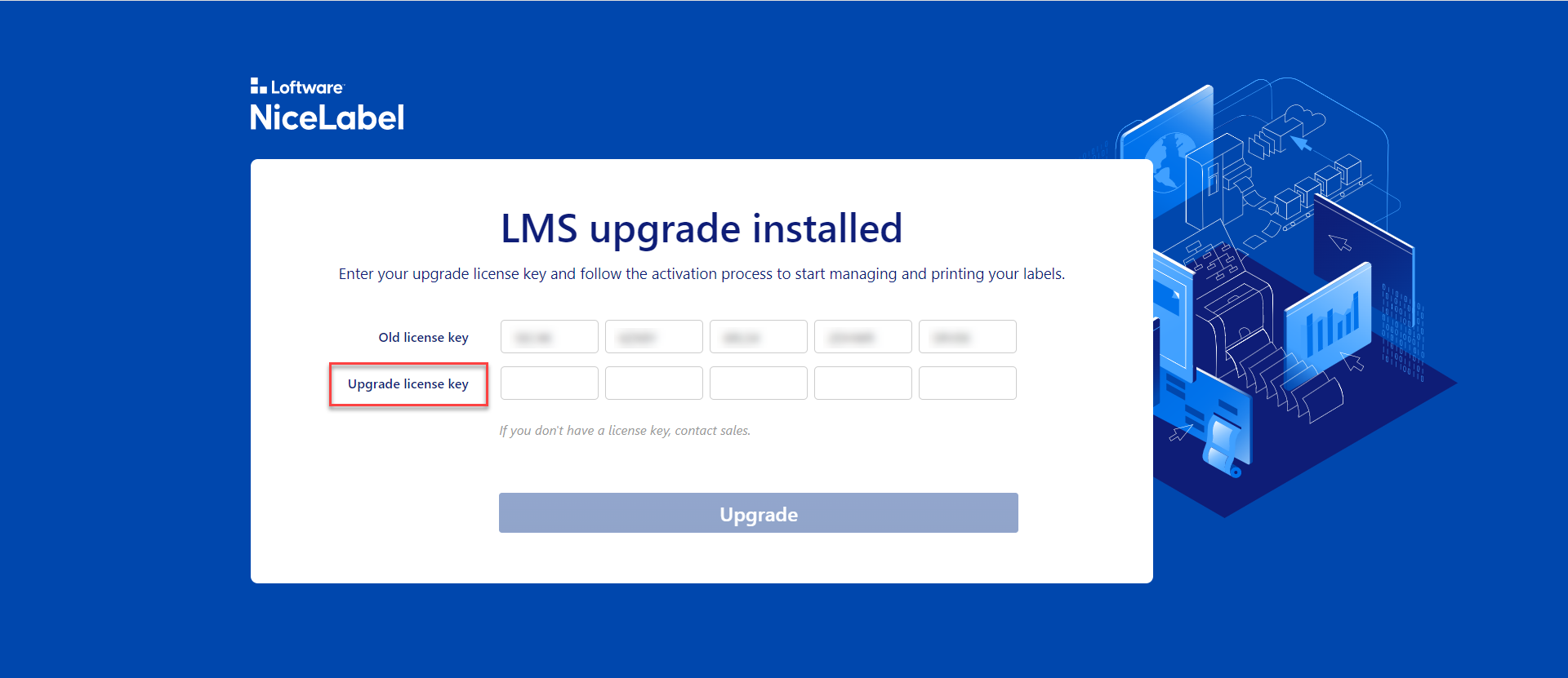 Upgrading your Control Center version NiceLabel Help Center